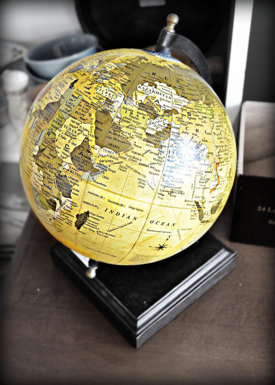 globe, world, vintage, planet, sphere, global, world globe, map, 3d, ball, world map, land, earth, travel